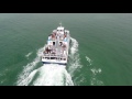 Boat with a ship load of people  dji 4