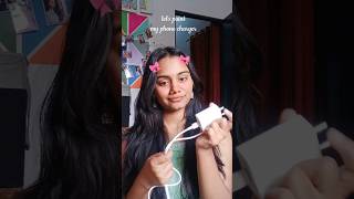 let's paint my phone charger in aesthetic vibe #painting on charger #viral #art #diy #newpost
