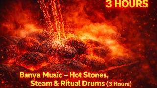 Russian Banya ASMR Music – Hot Stones, Steam & Ritual Drums (3 Hours)