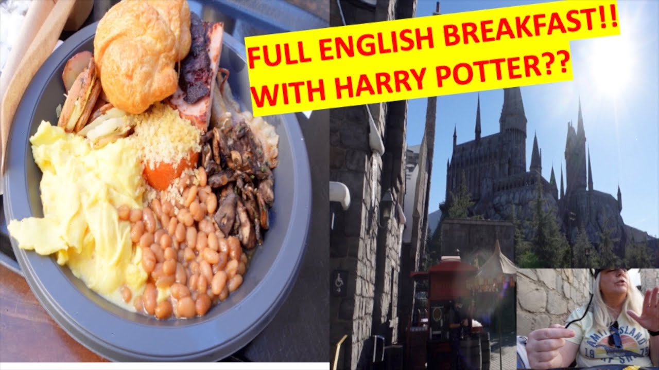 FULL ENGLISH BREAKFAST WITH WIZARDS!! | Morning Solo Adventure to Wizarding World of Harry Potter