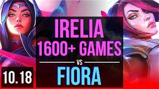 IRELIA vs FIORA (TOP) | 3.9M mastery points, 1600+ games, KDA 4/1/5 | KR Diamond | v10.18