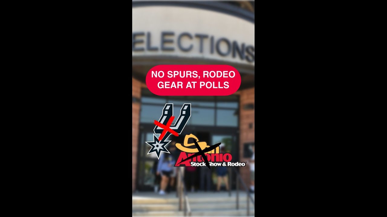 Spurs gear, San Antonio Stock Show & Rodeo apparel banned from polling locations