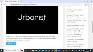 How to Download and Install Urbanist Font Free Download #viral #trending