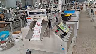 Cold Knife Label Cutting Machine for Garment Neck Label Cotton Tape Nylon Taffeta
