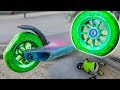 RIDING $100 RUINED SCOOTER WHEEL!