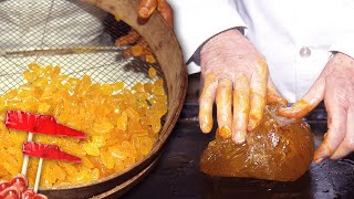 CARAMELOS ARTESANOS. Elaboración tradicional con azúcar de estos dulces de la infancia | Documental