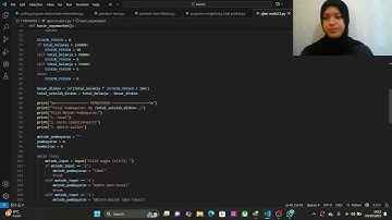 TUTORIAL MEMBUAT PROGRAM KASIR MINIMARKET MENGGUNAKAN PYTHON DAN VS CODE (PART 2)