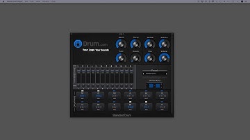 Build Audio Plugin - Sound Plugin Designer - VST UI Plugin Designer - Standard Drum Demo