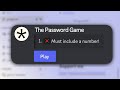 I remade The Password Game in Discord