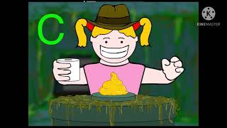 CBBC Mashup Ident 319 (Poop on all letters except for the 2nd B which has a butt)