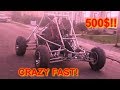 Homemade 600cc kawasaki buggycrosskart buildtest