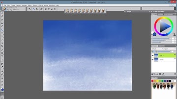 Corel Painter Moving From Canvas Layer Tip