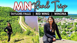 MINNESOTA ROAD TRIP | Taylors Falls, Red Wing \& Winona Day Trip | Hiking Minnesota