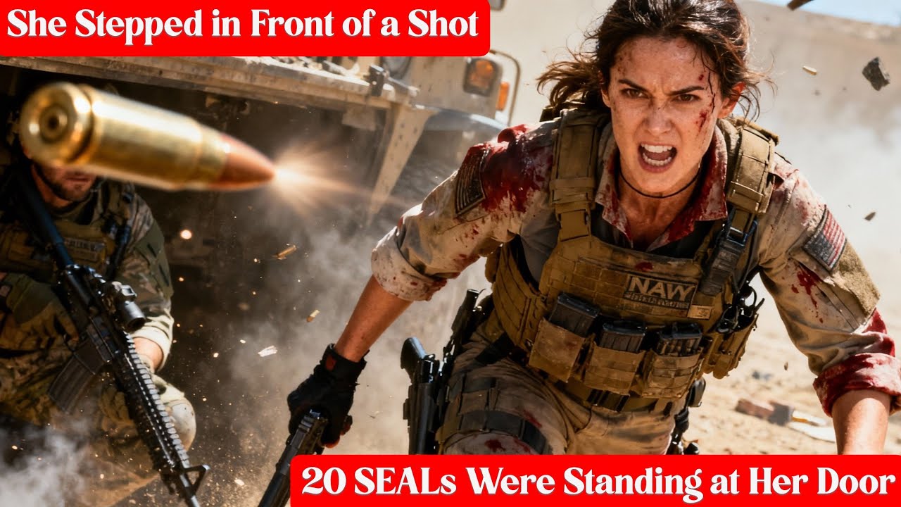 She Stepped in Front of a Shot to Protect a Navy SEAL—By Morning, 20 SEALs Were Standing at Her Door