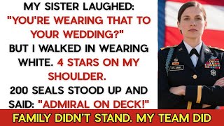 My Sister Humiliated Me at My Wedding — Then 200 Navy SEALs Stood and Saluted!