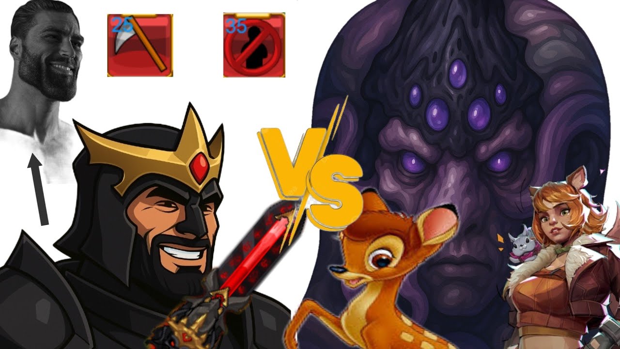 DragonFable | DeathKnight vs The Primordials | Braindead Gameplay