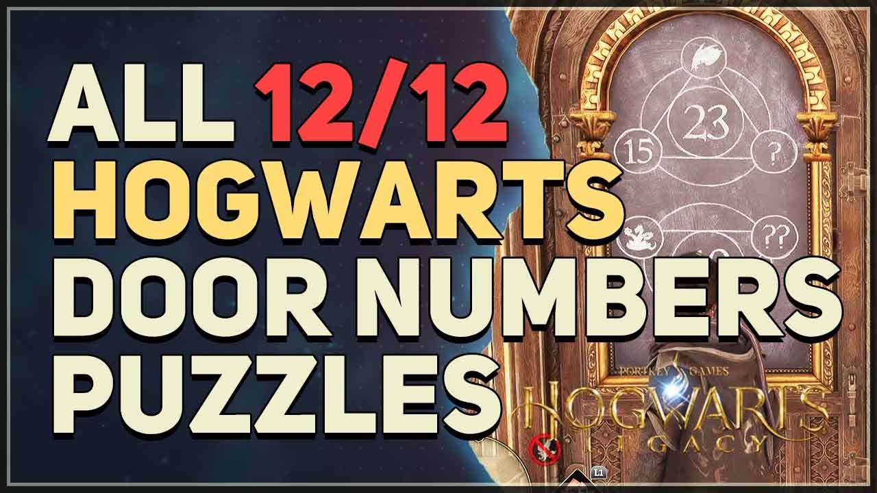 Hogwarts Legacy door puzzle  How to solve numbers and symbols