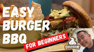 EASY BURGER BBQ FOR BEGINNERS - Cabin Fever Cookin'