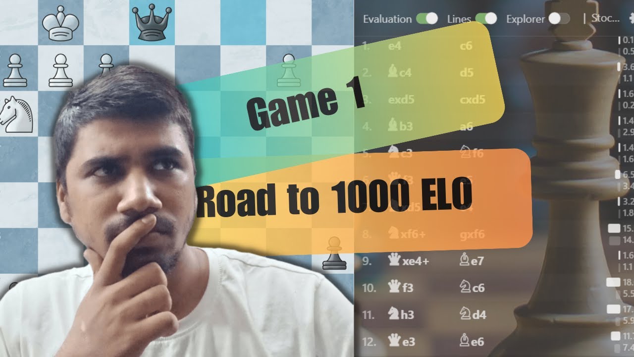 Game 1- Road to 1000 ELO on Chess.com - YouTube