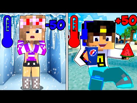 Майнкрафт но СЛОМАННЫЙ Мод на Жару и Холод в Майнкрафте Троллинг Ловушка Minecraft