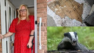 "I've been trapped in my home for 12 years by badgers and mould" | SWNS