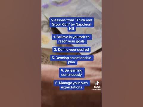 5 lessons you can learn from "Think and Grow Rich" - YouTube
