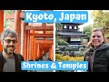 CRAZY BUSY day in KYOTO | Hiking a mountain of Torri gates, Trying Sake, Relaxing at Temples + More!