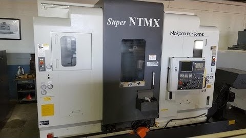 Nakamura Tome Super NTMX CNC Mill/Turn Machine m/c #392644