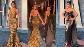 Kendall &amp; Kylie Jenner Attend Vanity Fair Oscar Party 2023