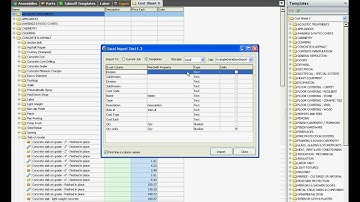 Importing Database into PlanSwift