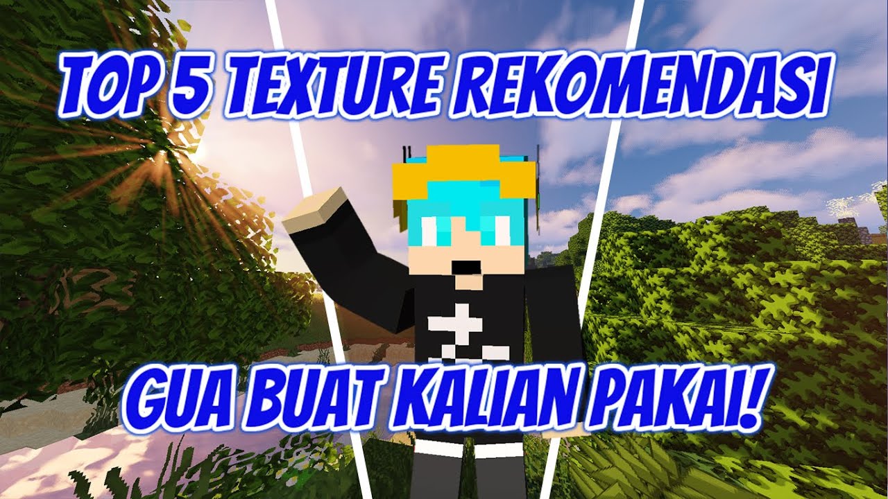 TOP 5 Texture Pack Rekomendasi Gua Buat Kalian Pakai! - YouTube