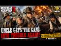 Uncle Gets the Gang Into Trouble Again! | RDR2 An Honest Mistake Mission 4K Ultra HD #24