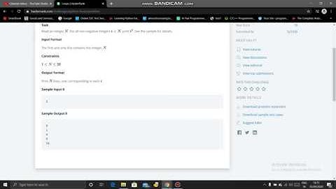 Hackerrank python series 5| Loop