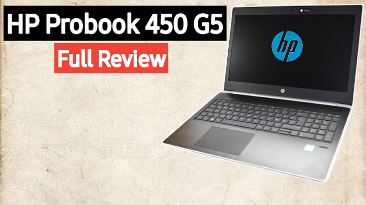 Laptop hp probook 450 g5 review
