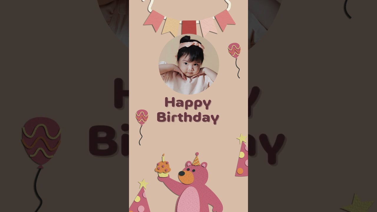 Happy Birthday Kids 🎂 | Animated Birthday Frames with Songs 2026 