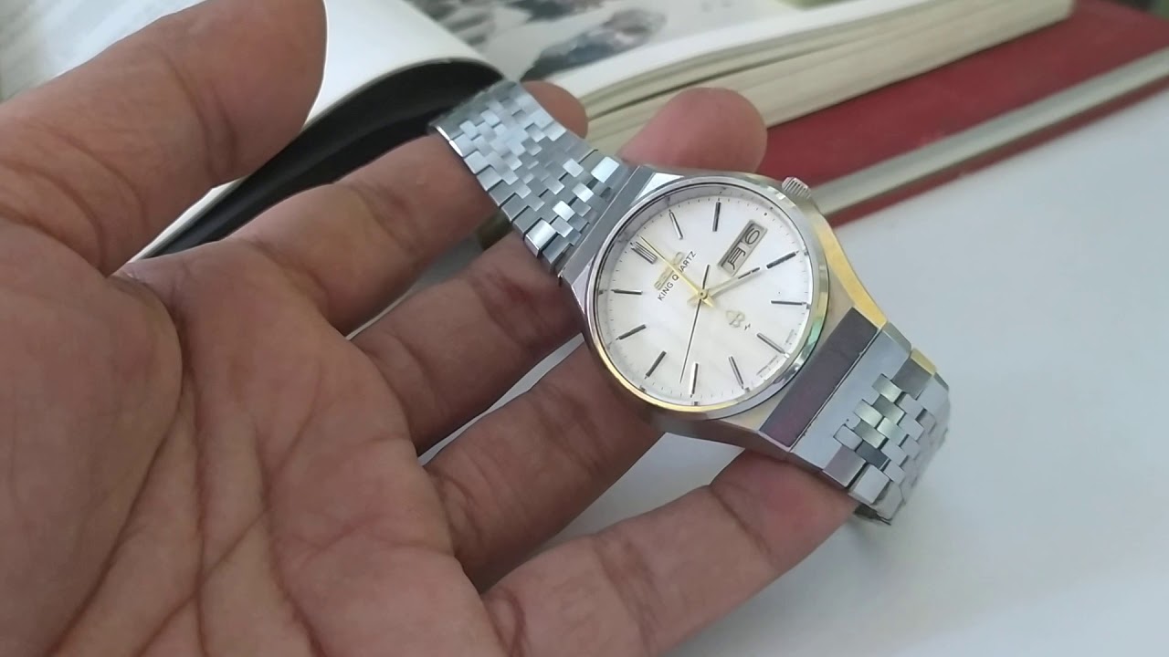 Seiko king quartz 0853-8001 - YouTube