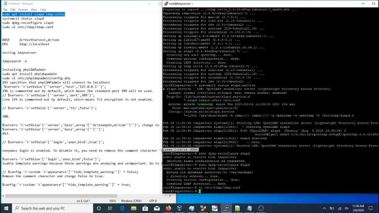 LDAP server configuration in Tamil #THF_Linux_config_in_tamil