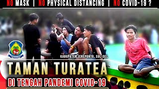 Suasana Taman Kota Jeneponto Di Tengah Pandemi Covid-19