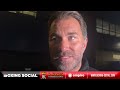 “I DON’T MEAN TO BE ARROGANT..” EDDIE HEARN ON BEN SHALOM SKY DEAL ENDING, WARDLEY COMEBACK KO