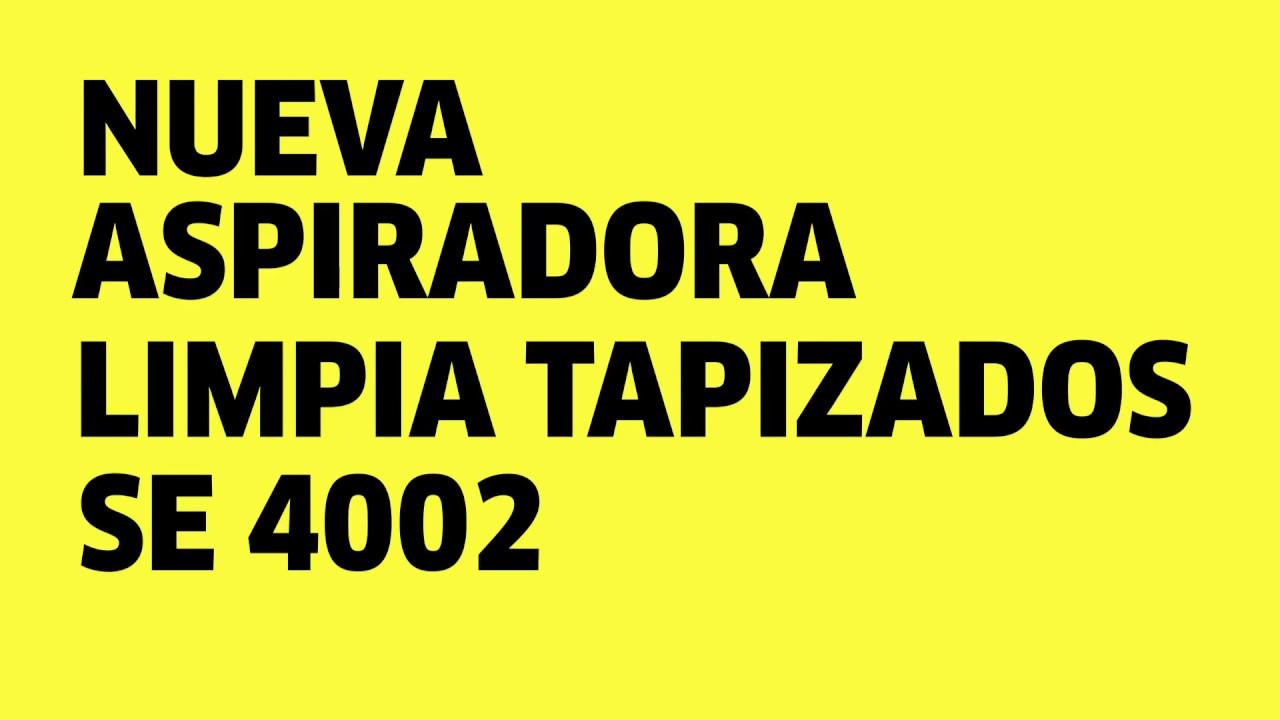 Kärcher - La nueva Aspiradora - Limpia tapizados SE 4002, equipada con  manguera de pulverización y aspiración integrada, es la ideal para  alfombras, muebles y colchones, proporcionando una limpieza profunda e  higiénica.