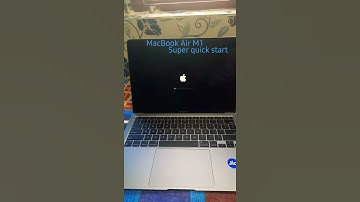 Base edition MacBook Air M1  Super quick start setup