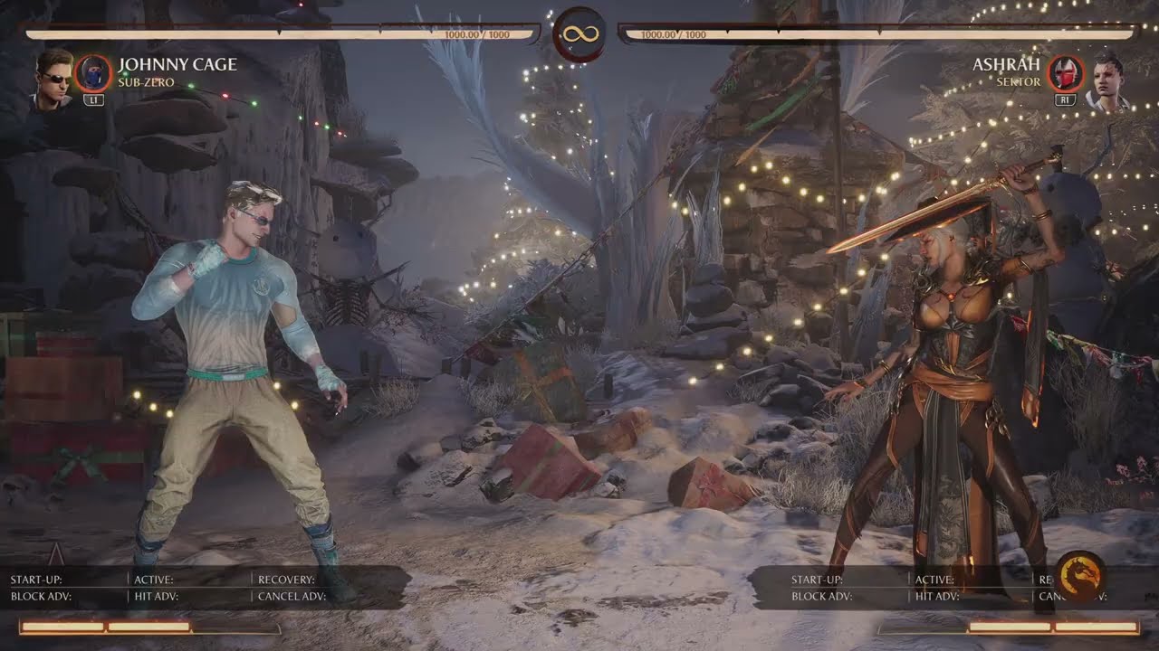 Johnny Cage 47% 1 Bar 1 Kameo (Subzero)