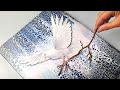 Huge swipe  3d dove art you can try this at home  ab creative