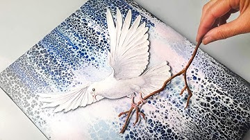 HUGE Swipe - 3D Dove Art! YOU can try this at Home! | AB Creative