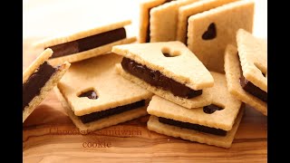 Ganache cookie sandwich Recipe：生チョコクッキーサンド　～バレンタイン～｜OHISAMA-kitchen