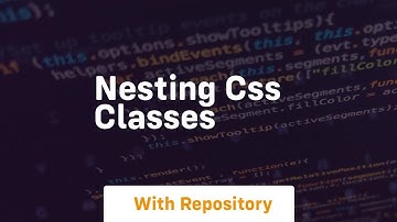 nesting css classes