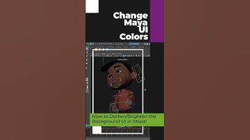 How to Change the Background UI Color in Maya #tutorial #3d #3danimation #maya #mayatutorial