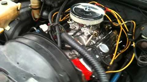 1978 chevy el camino with a 327 small block open headers