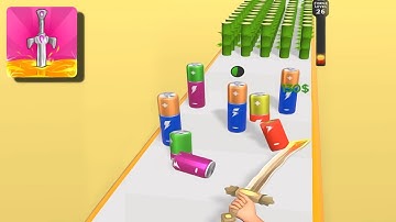 Sword Melter | Very Satisfying and Relaxing ASMR Slicing Game  | ASMR Slicing Game