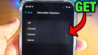 ANY iPhone How To Add Hebrew Calendar! screenshot 4
